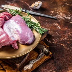 Boneless Turkey Thigh Meat (20kg Frozen Carton)